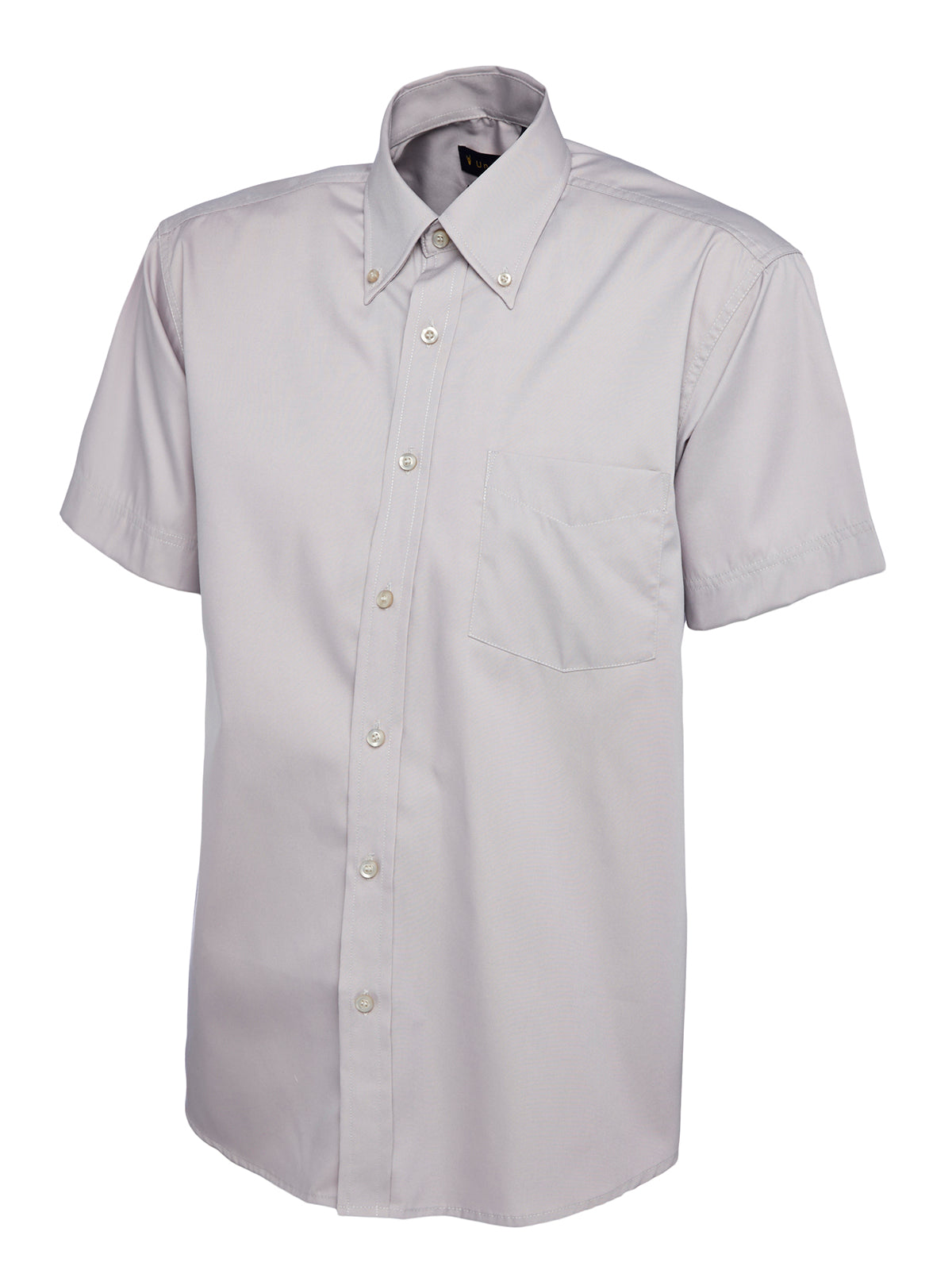Uneek Men's Pinpoint Oxford Half Sleeve Shirt UC702