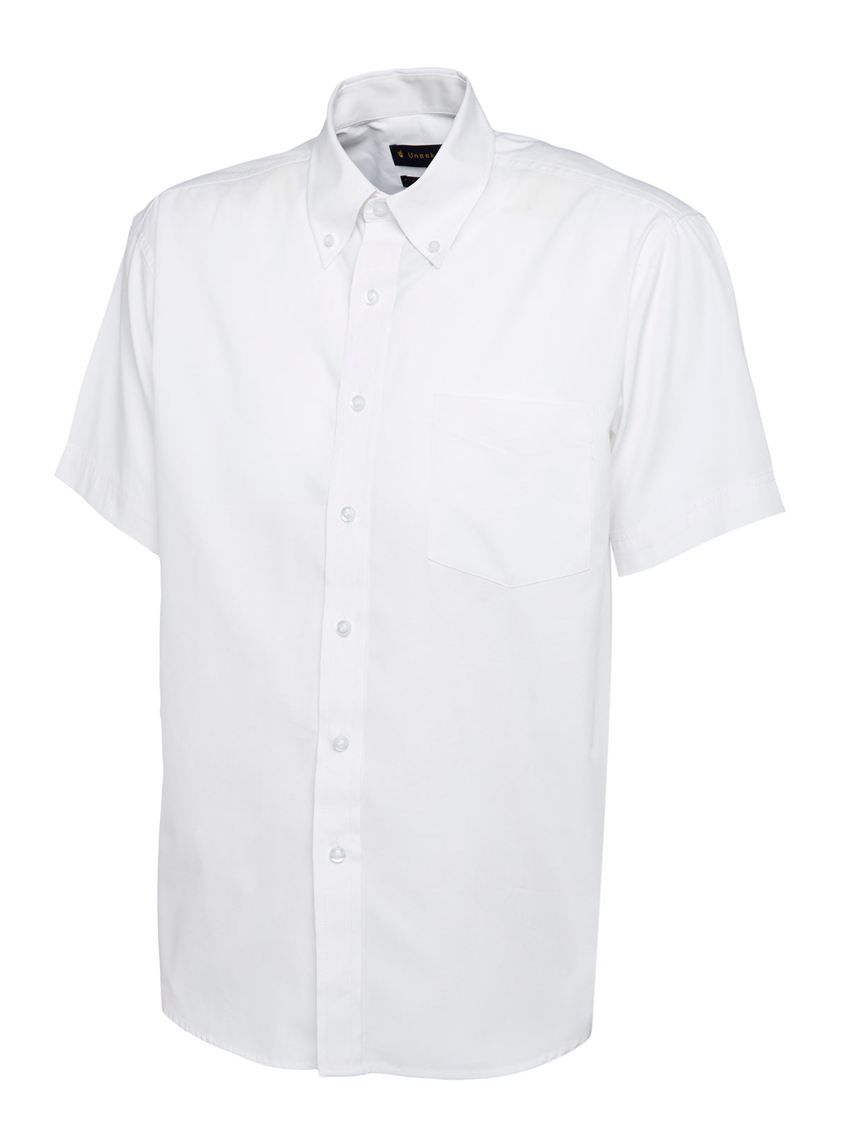 Uneek Men's Pinpoint Oxford Half Sleeve Shirt UC702