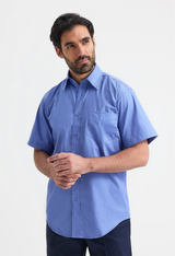Uneek Men's Pinpoint Oxford Half Sleeve Shirt UC702
