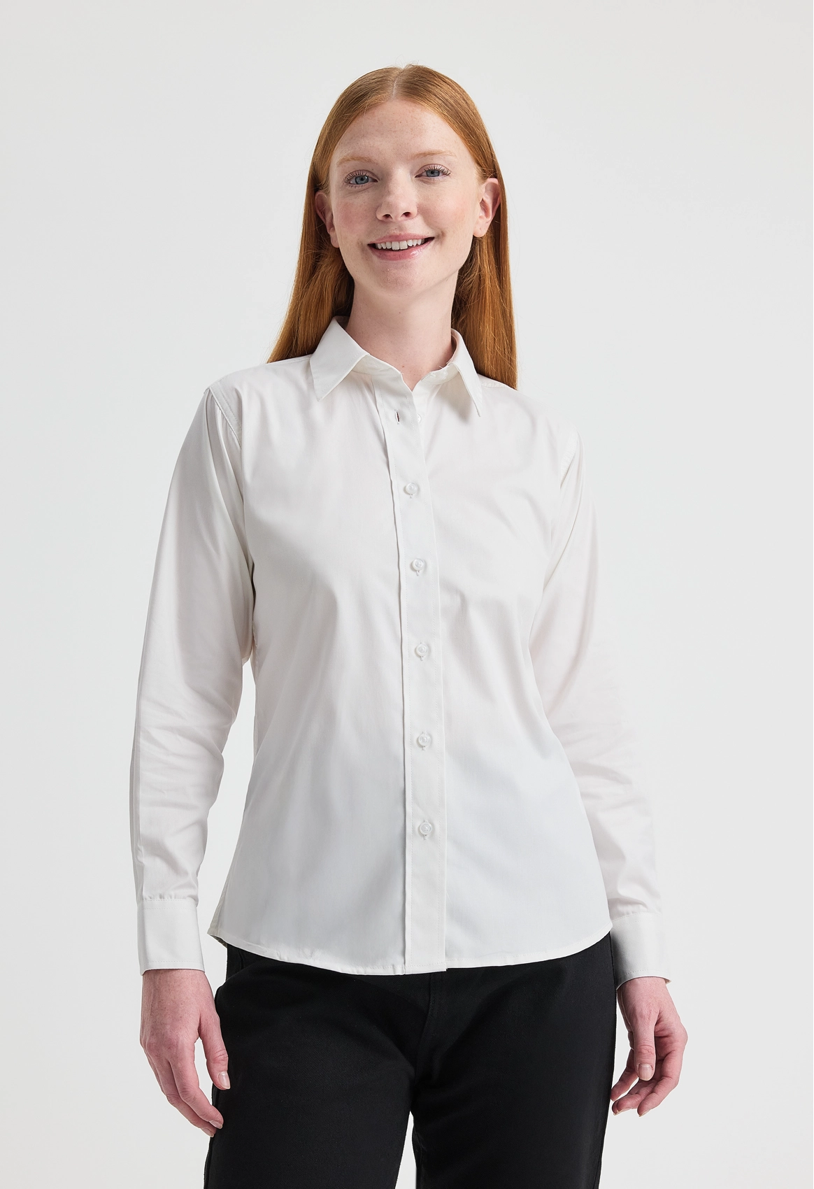 Uneek Ladies Pinpoint Oxford Full Sleeve Shirt UC703