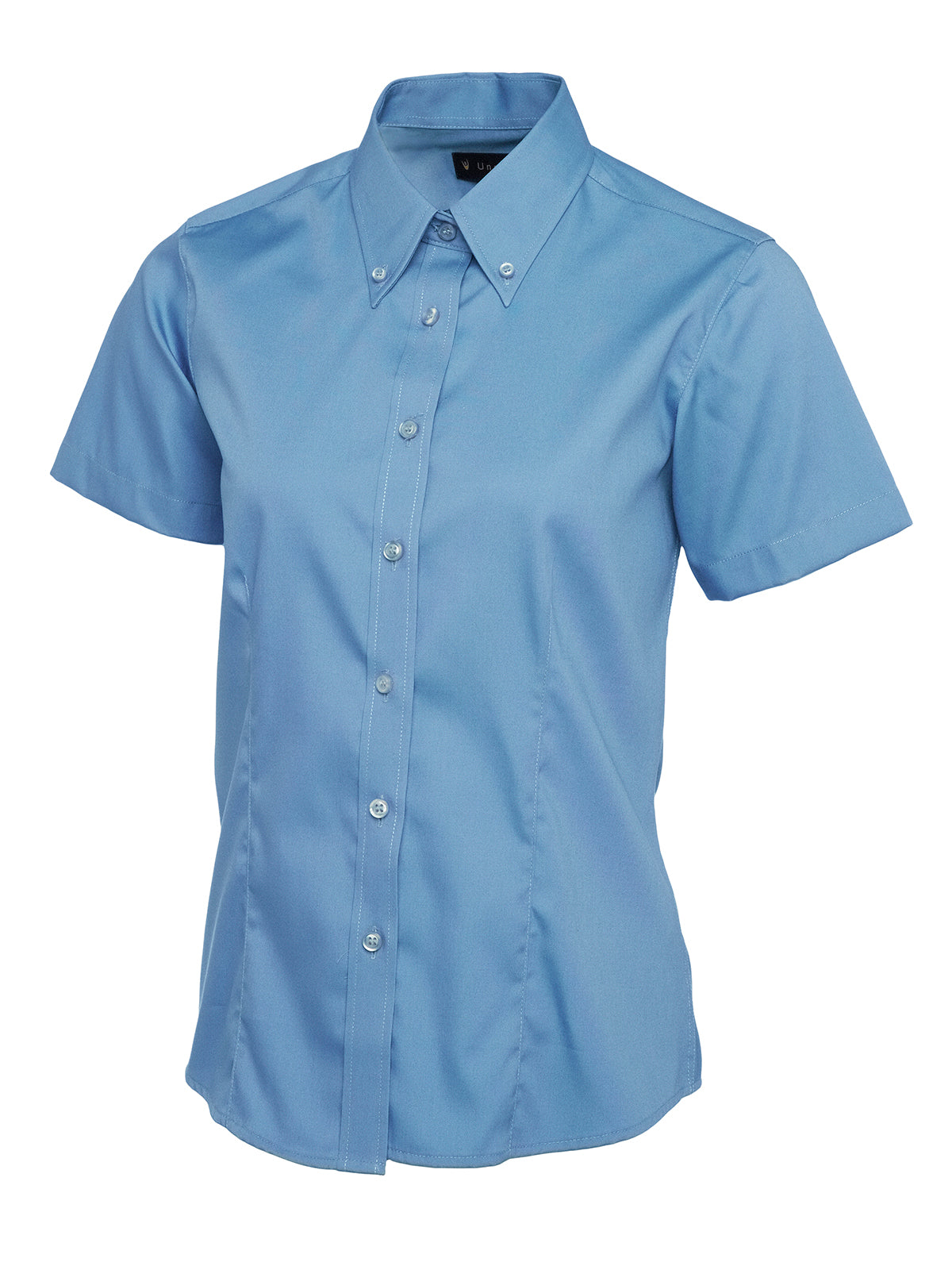Uneek Ladies Pinpoint Oxford Half Sleeve Shirt UC704
