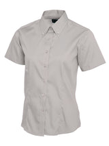 Uneek Ladies Pinpoint Oxford Half Sleeve Shirt UC704