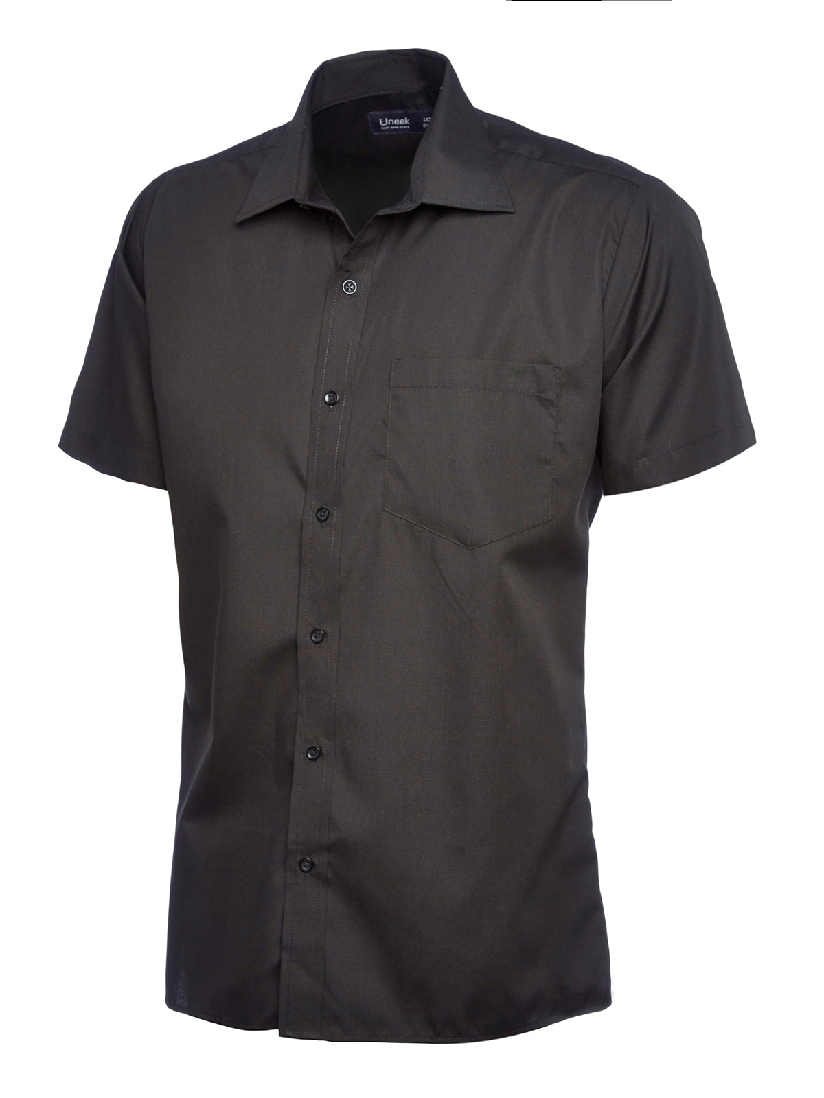 Uneek Men's Poplin Half Sleeve Shirt UC710