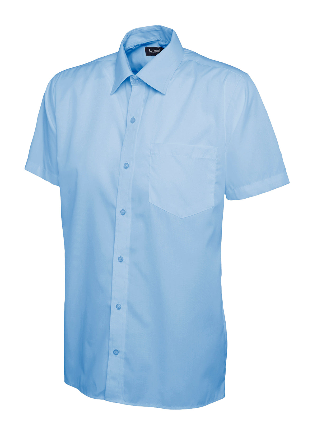 Uneek Men's Poplin Half Sleeve Shirt UC710