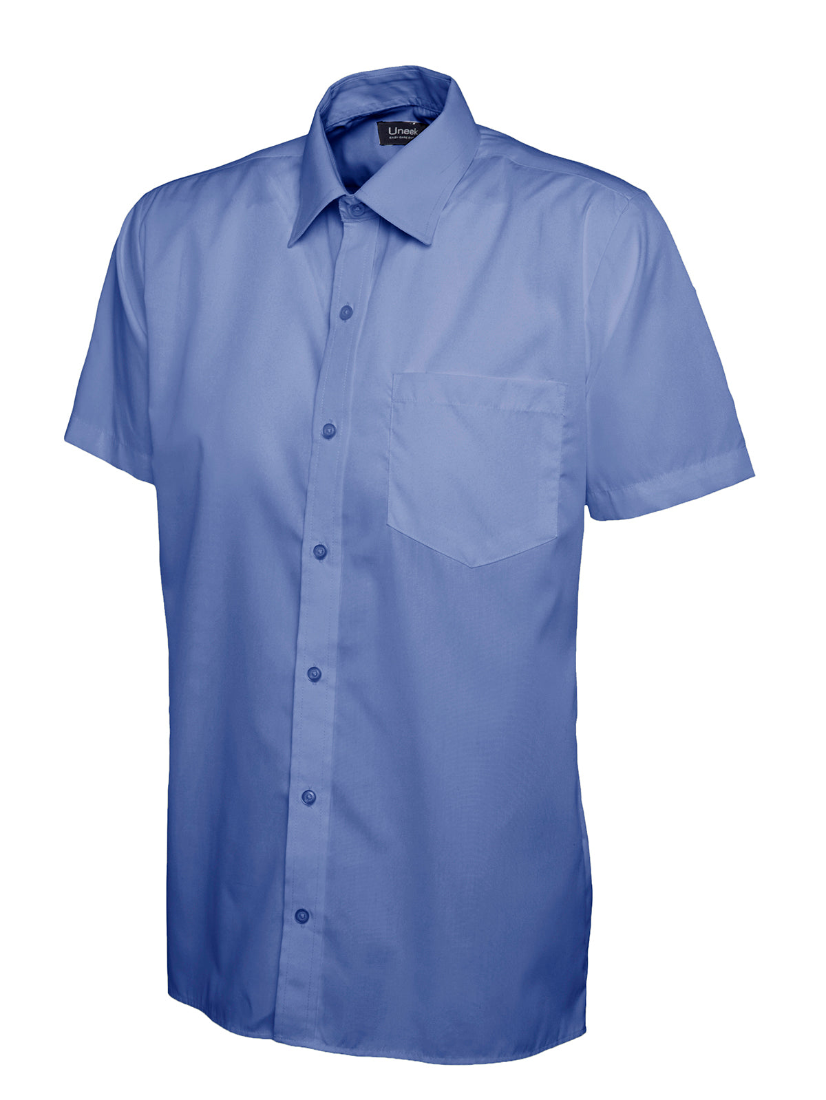 Uneek Men's Poplin Half Sleeve Shirt UC710