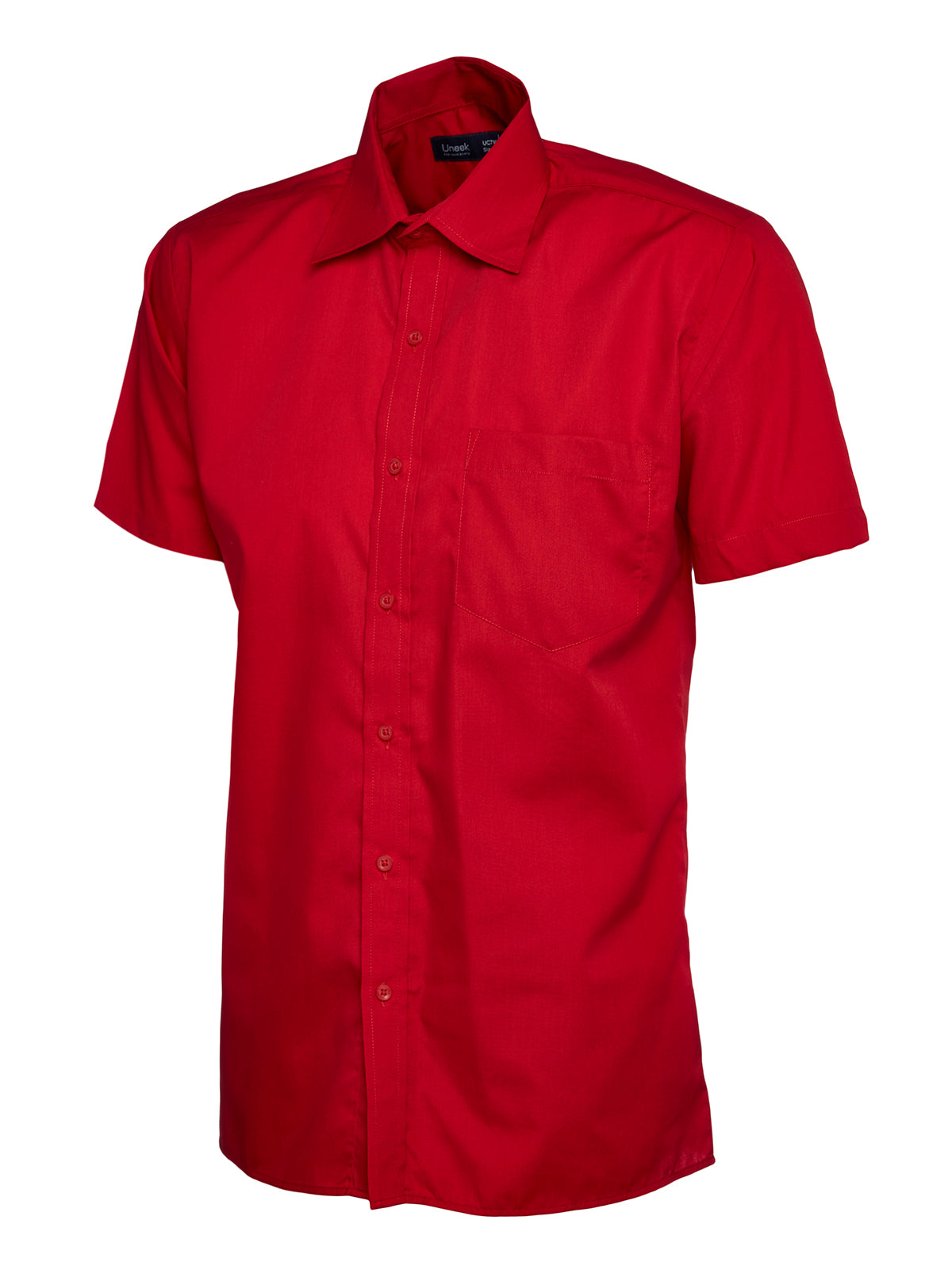 Uneek Men's Poplin Half Sleeve Shirt UC710