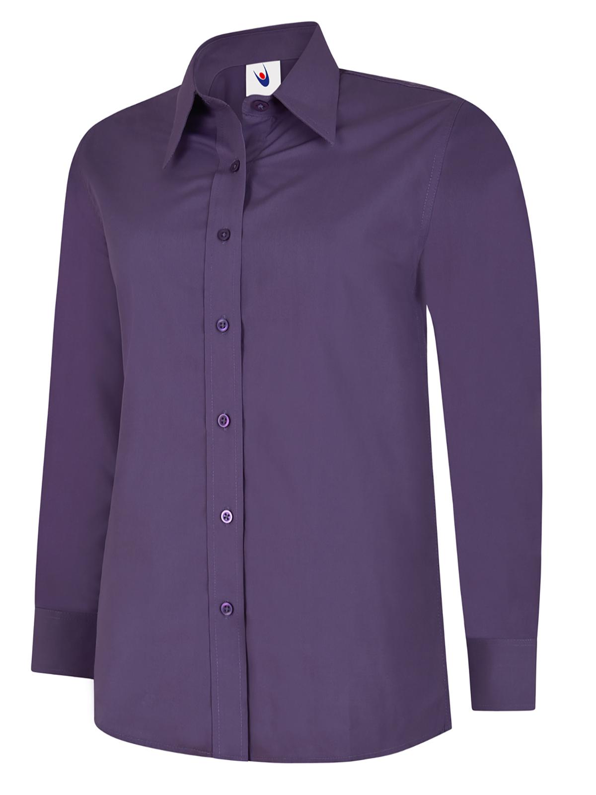 Uneek Ladies Poplin Full Sleeve Shirt UC711
