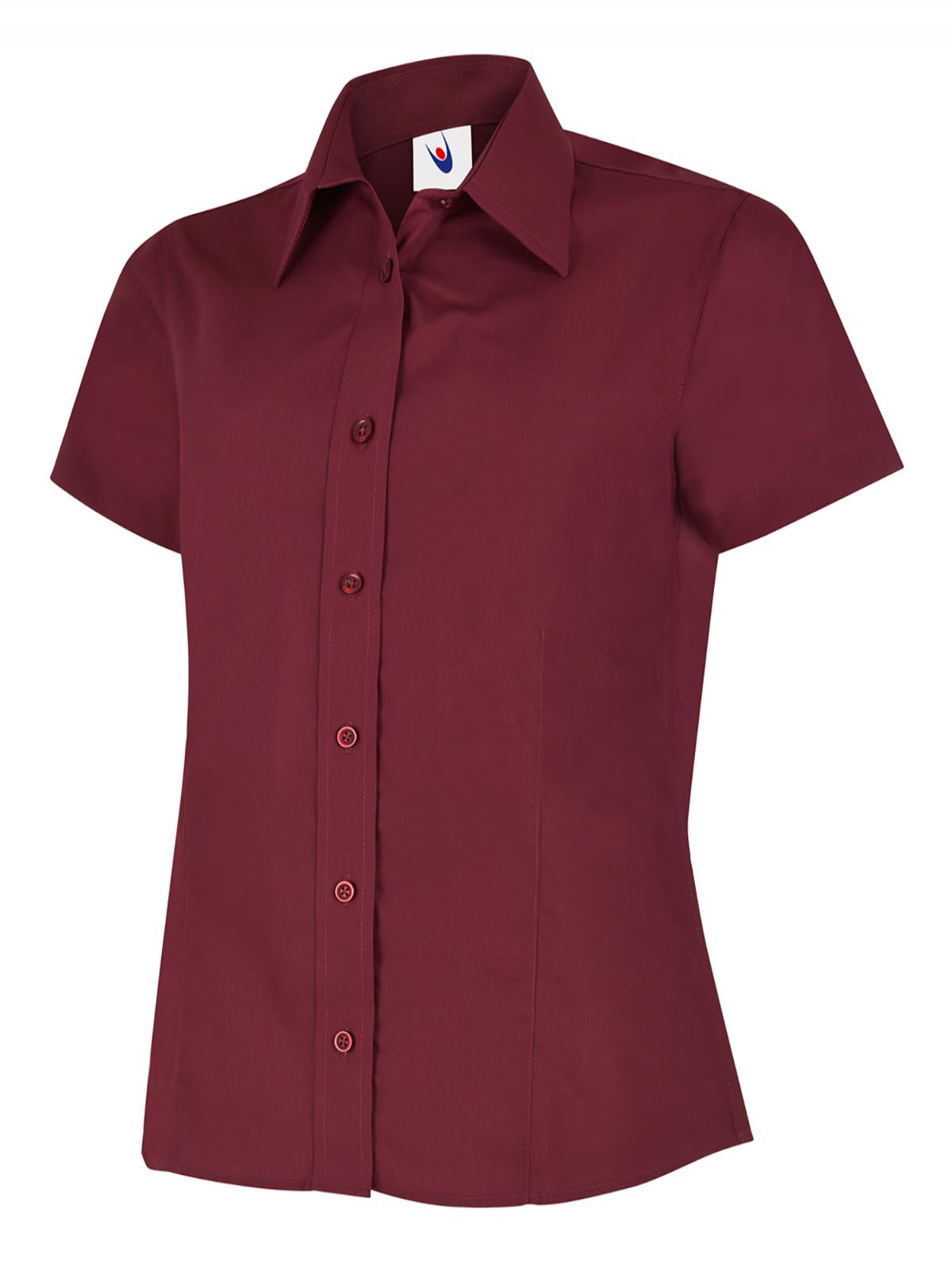 Uneek Ladies Poplin Half Sleeve Shirt UC712