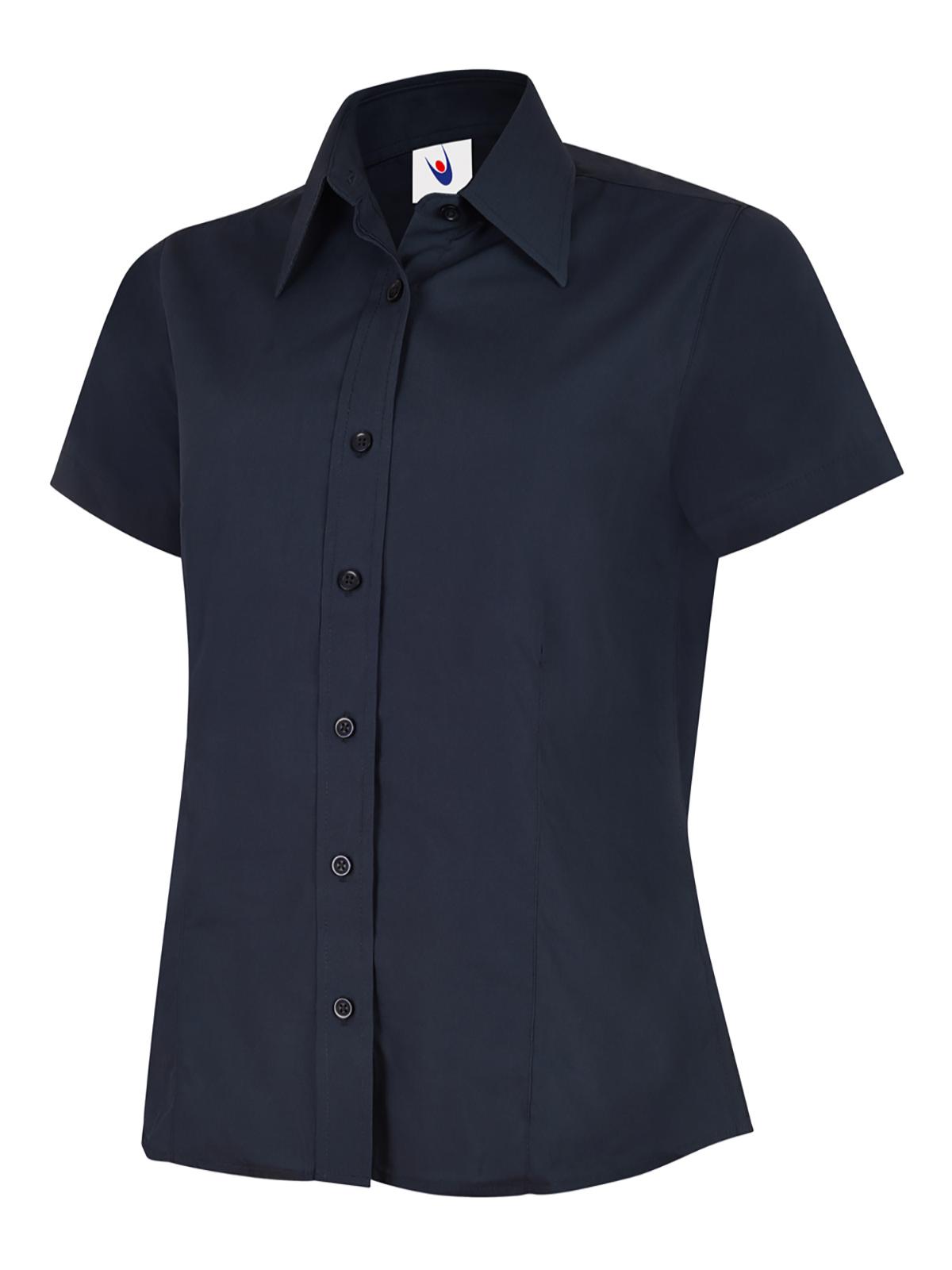 Uneek Ladies Poplin Half Sleeve Shirt UC712