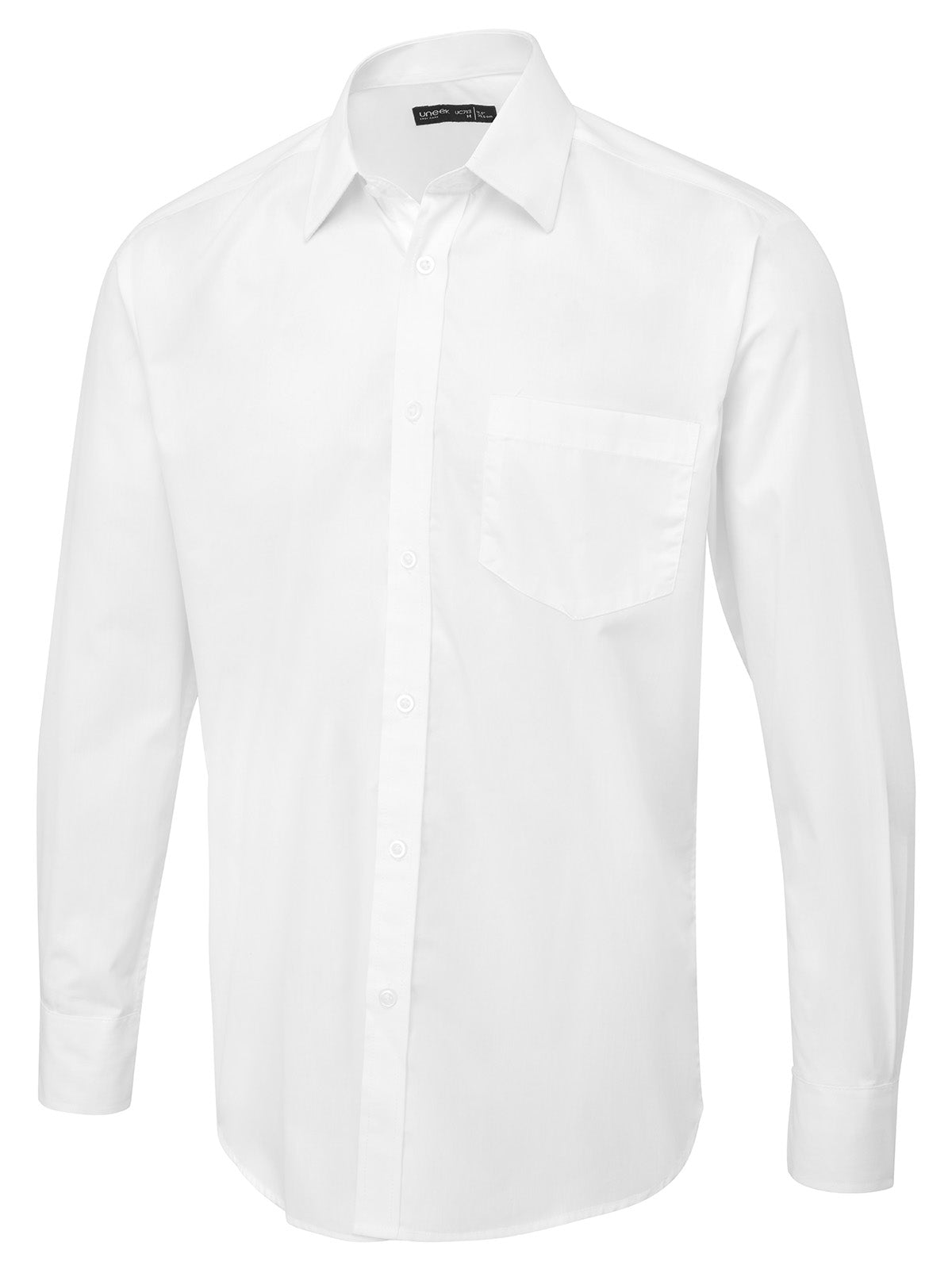 Uneek Men's Long Sleeve Poplin Shirt UC713