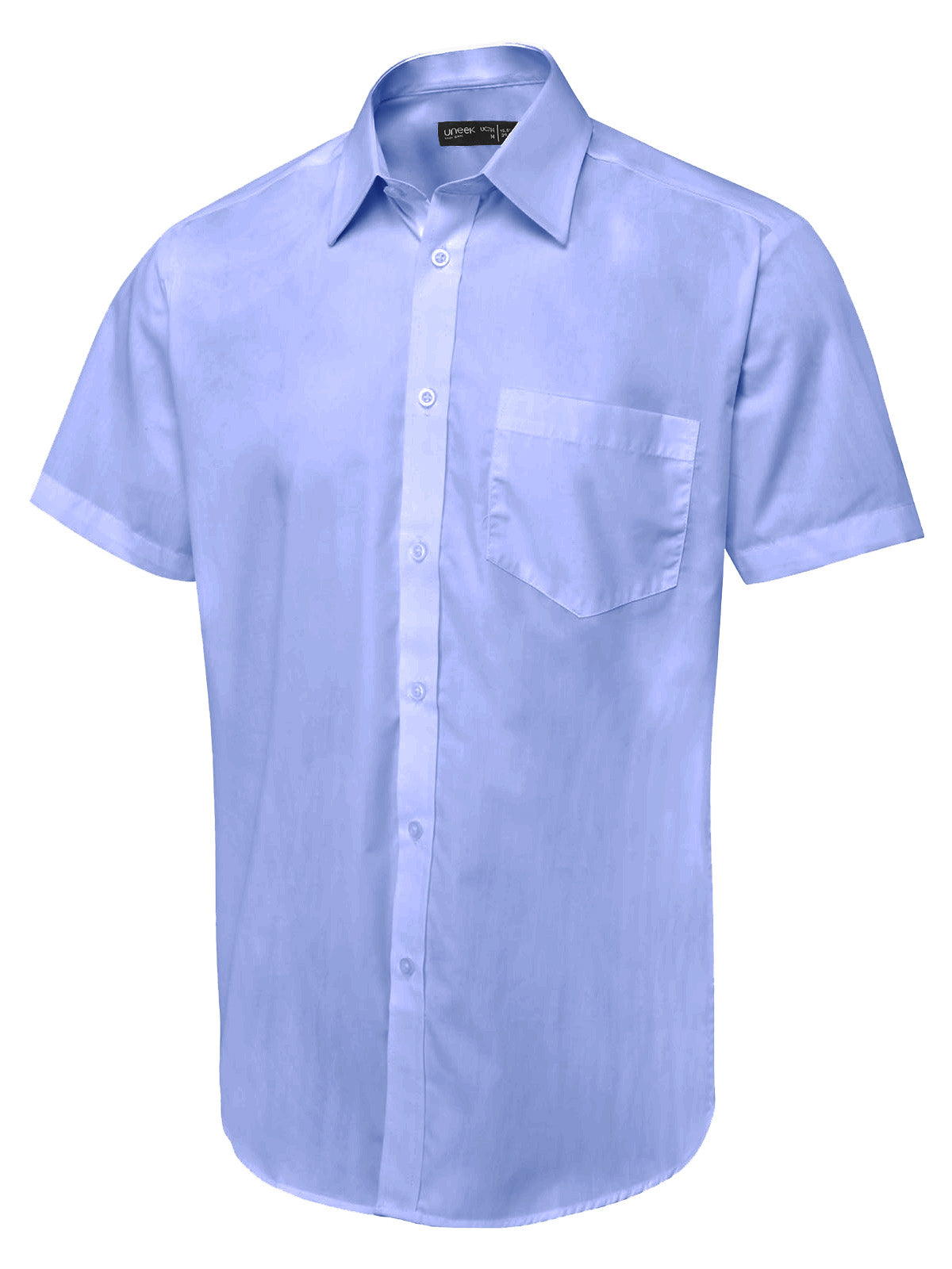 Uneek Men's Short Sleeve Poplin Shirt UC714