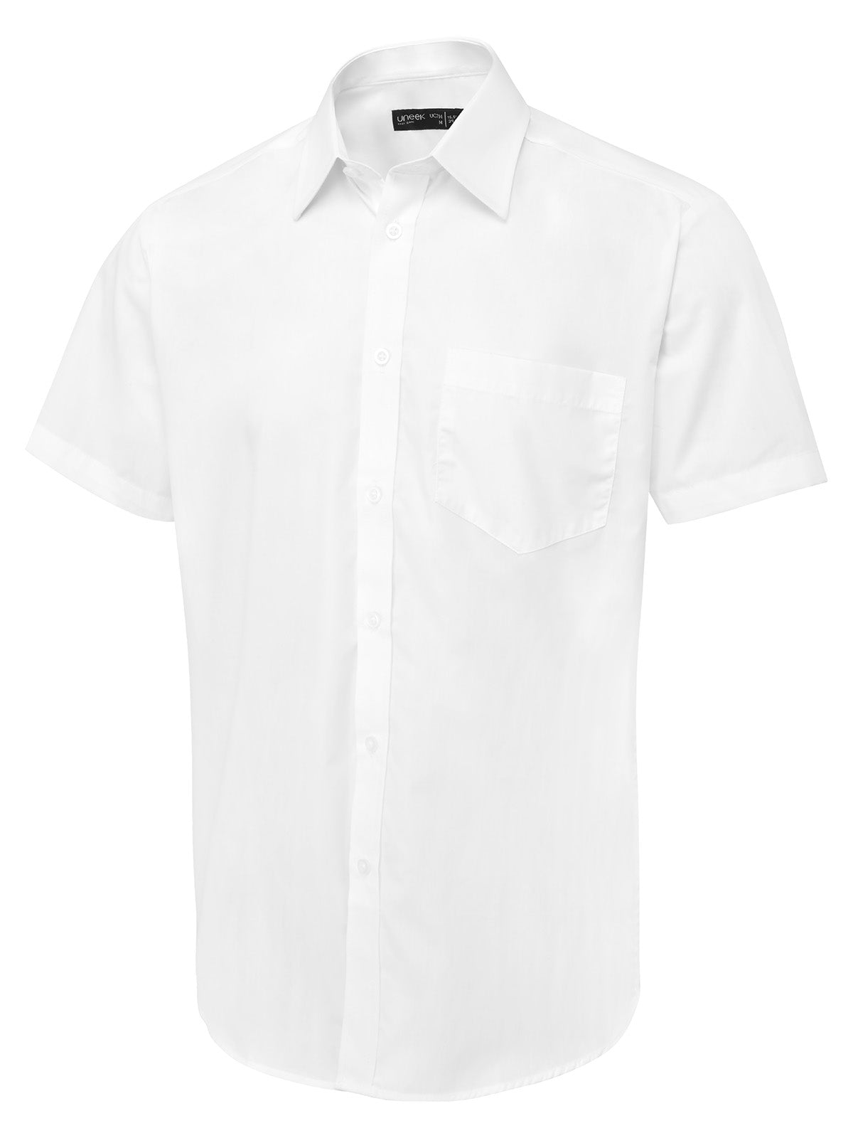 Uneek Men's Short Sleeve Poplin Shirt