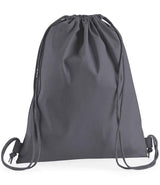 Westford Mill Premium Cotton Gymsac W210 - Graphite Grey