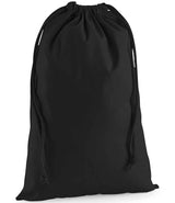 Westford Mill Premium Cotton Stuff Bag W216 - Black