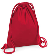 Westford Mill Organic Premium Cotton Gymsac W260 - Classic Red