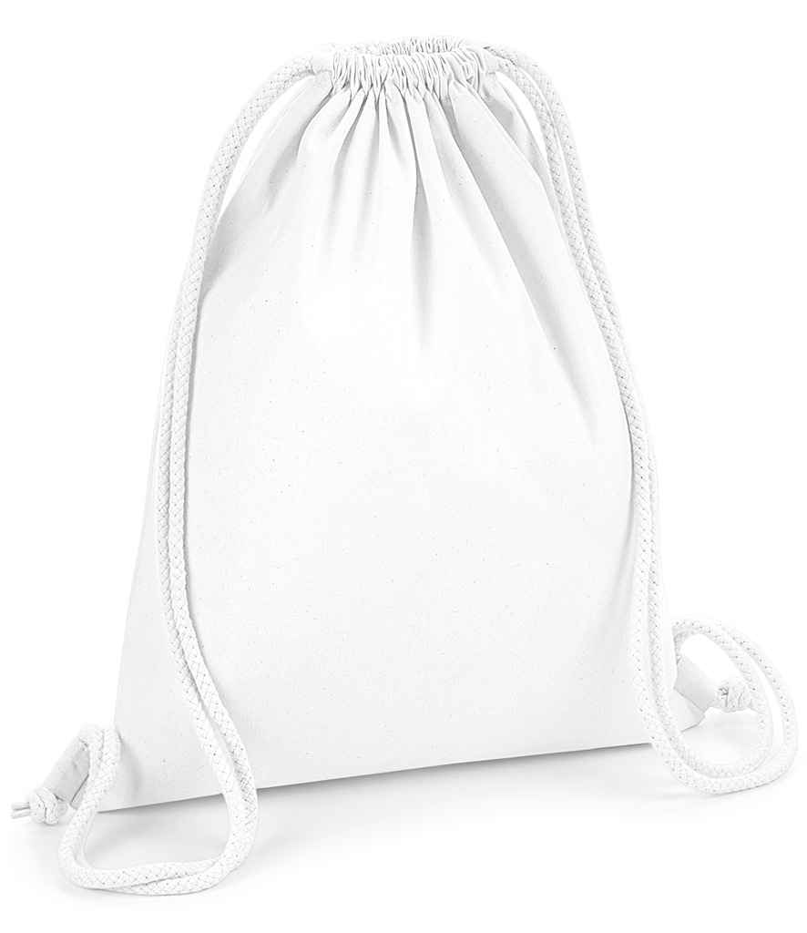 Westford Mill Organic Premium Cotton Gymsac W260 - White