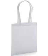 Westford Mill Organic Premium Cotton Tote W261 - Light Grey