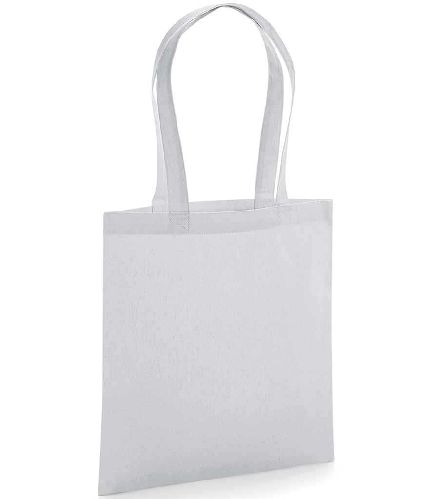 Westford Mill Organic Premium Cotton Tote W261 - Light Grey
