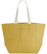 Westford Mill Soft Washed Jute Beach Bag W466 - Saffron