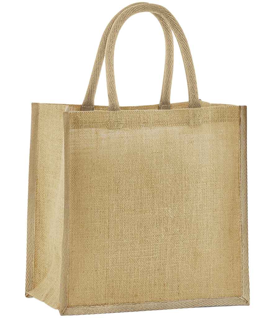 Westford Mill Natural Starched Jute Mini Gift Bag W477 - Natural