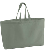 Westford Mill Oversized Canvas Tote Bag W696 - Dusty Green