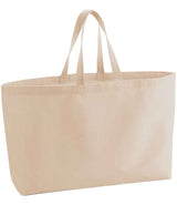 Westford Mill Oversized Canvas Tote Bag W696 - Peach