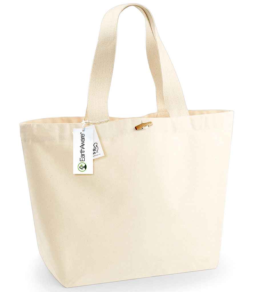 Westford Mill EarthAware Organic Marina Tote XL W855 - Natural