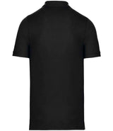 WK Designed to Work Anti-Bacterial Pique Poloshirt WK274 - Black back