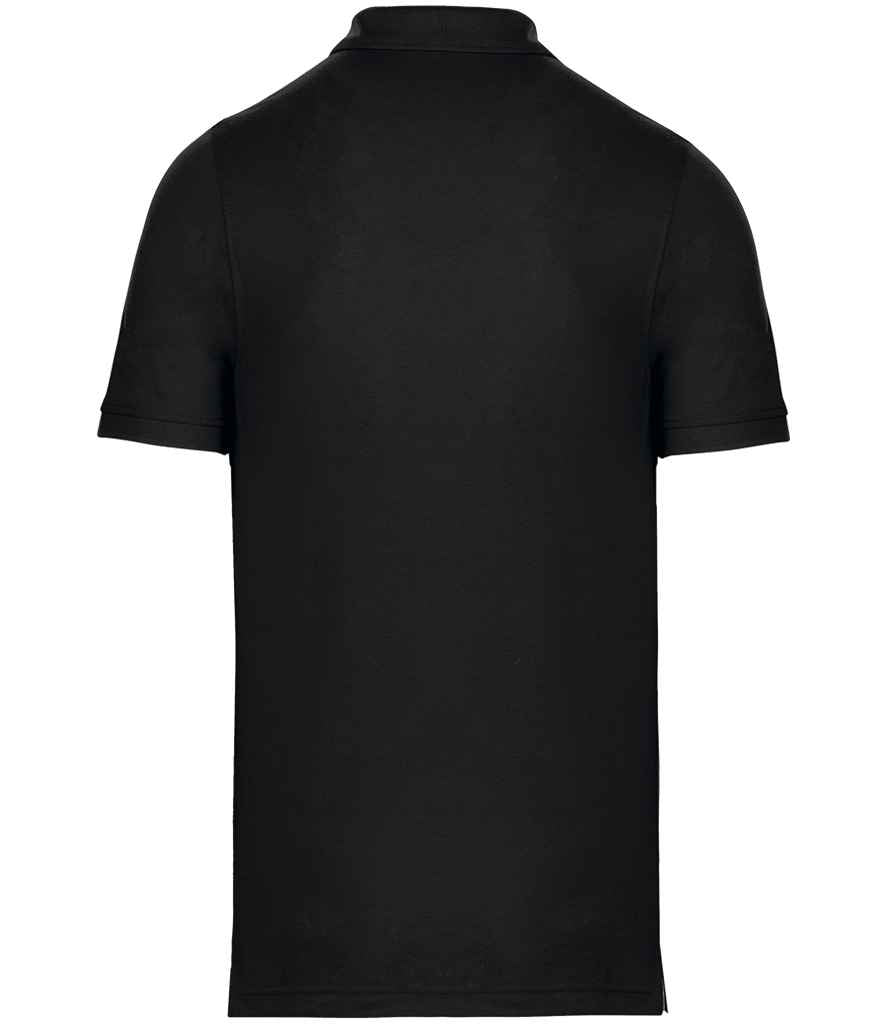 WK Designed to Work Anti-Bacterial Pique Poloshirt WK274 - Black back