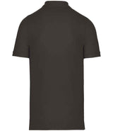 WK Designed to Work Anti-Bacterial Pique Poloshirt WK274 - Dark Grey back