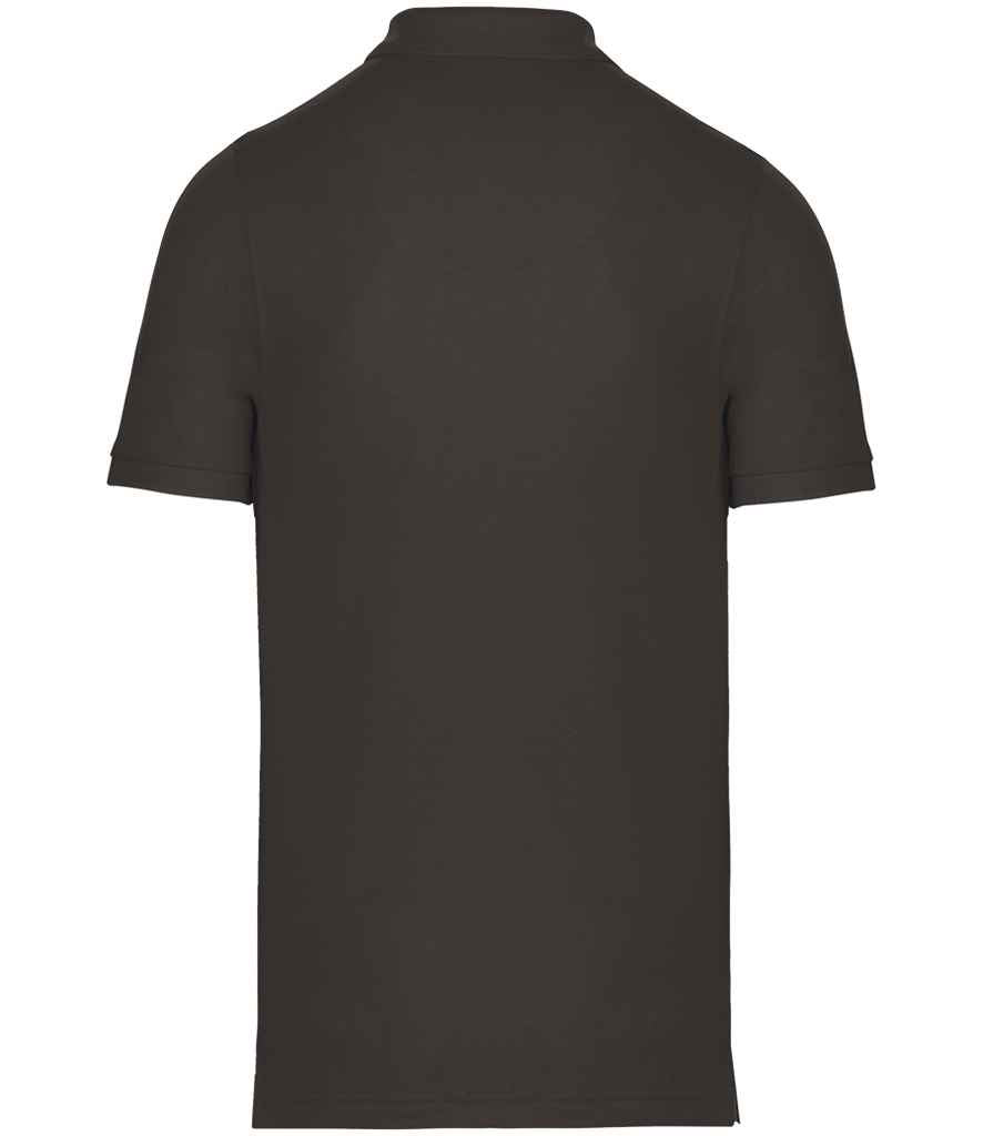 WK Designed to Work Anti-Bacterial Pique Poloshirt WK274 - Dark Grey back