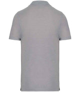 WK Designed to Work Anti-Bacterial Pique Poloshirt WK274 - Oxford Grey back