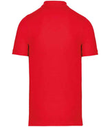 WK Designed to Work Anti-Bacterial Pique Poloshirt WK274 - Red back
