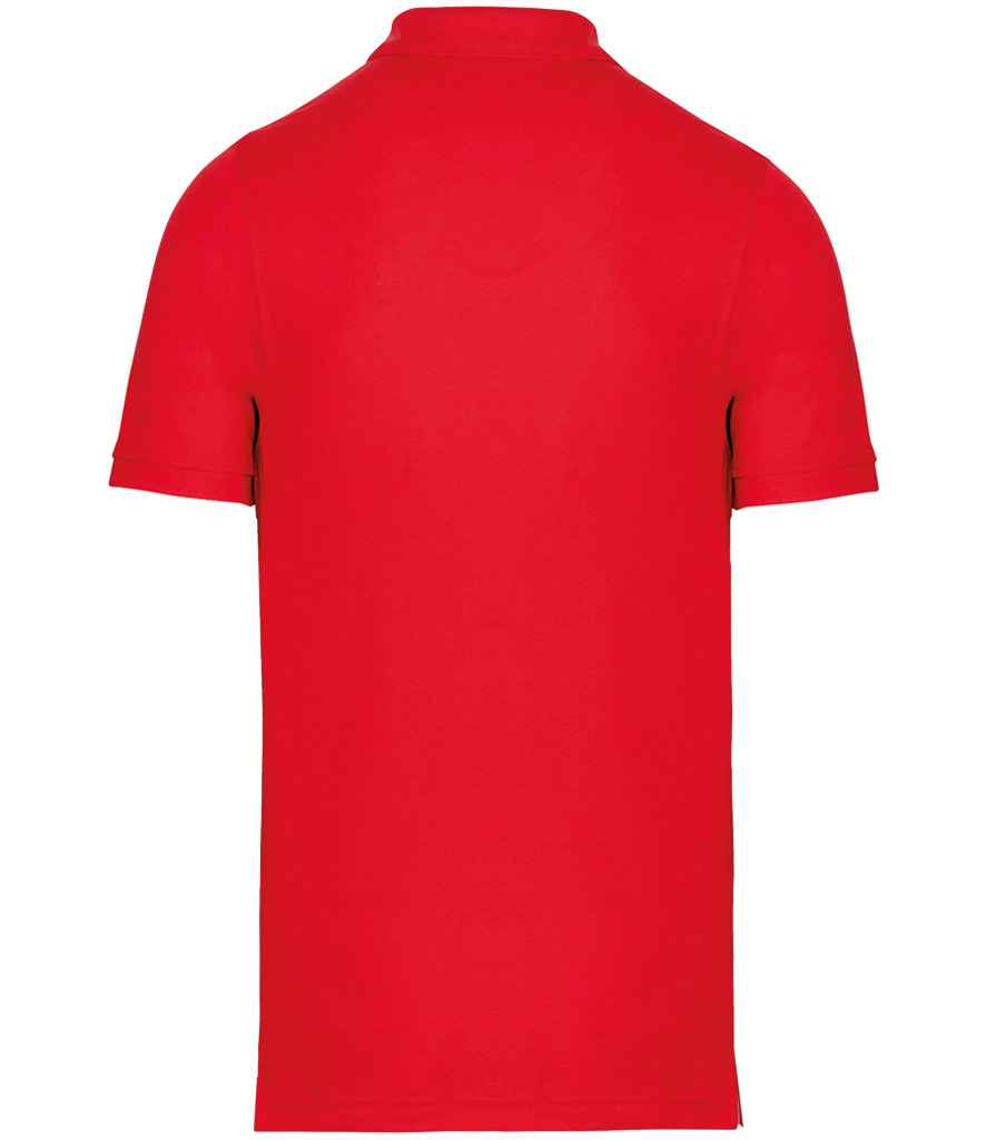 WK Designed to Work Anti-Bacterial Pique Poloshirt WK274 - Red back