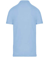 WK Designed to Work Anti-Bacterial Pique Poloshirt WK274 - Sky Blue back