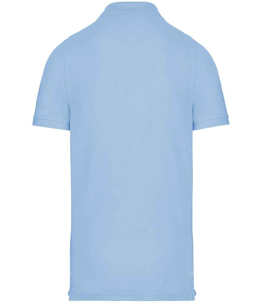 WK Designed to Work Anti-Bacterial Pique Poloshirt WK274 - Sky Blue back