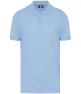 WK Designed to Work Anti-Bacterial Pique Poloshirt WK274 - Sky Blue front