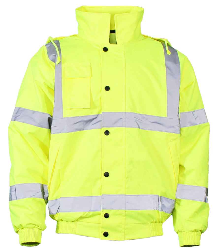 Warrior Hi-Vis Bomber Jacket WR023