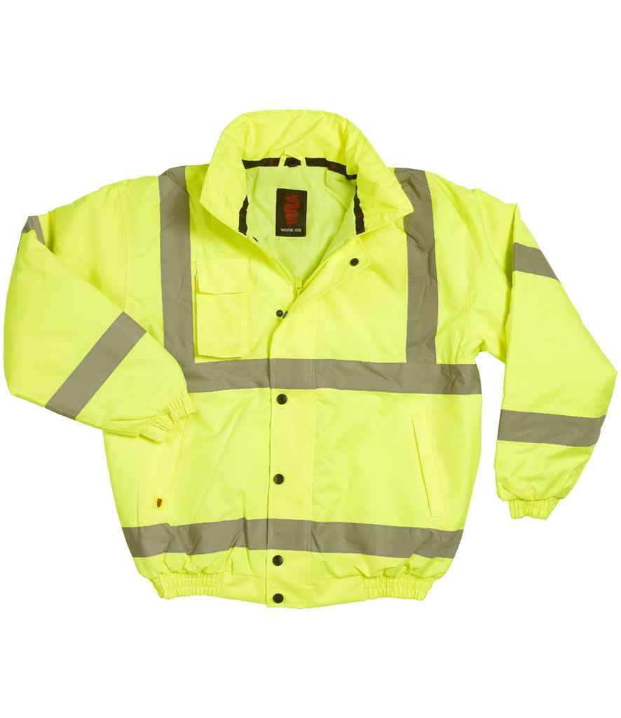 Warrior Hi-Vis Bomber Jacket WR023