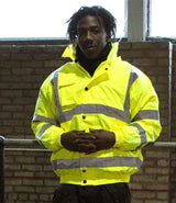 Warrior Hi-Vis Bomber Jacket WR023