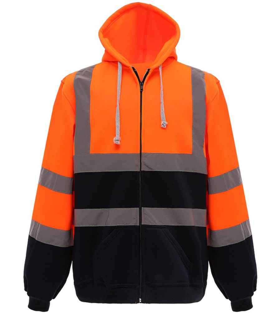 Yoko Hi-Vis Zip Hoodie YK032