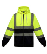 Yoko Hi-Vis Zip Hoodie YK032 - front view