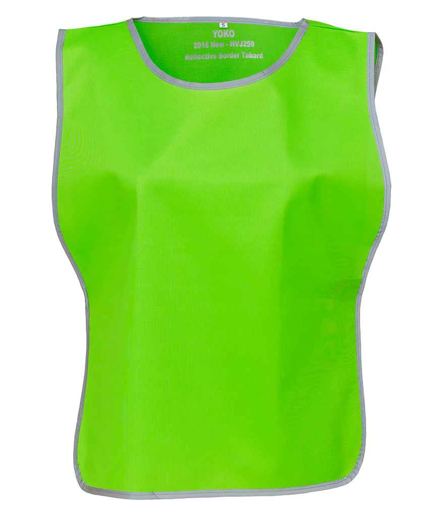 Yoko Hi-Vis Reflective Border Tabard YK100