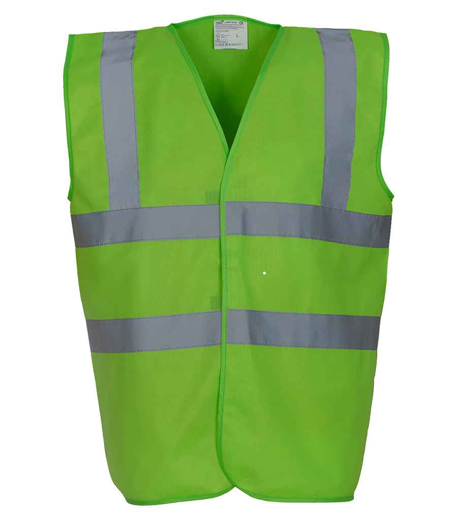 Yoko Hi-Vis Two Band and Braces Waistcoat YK102