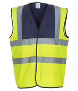 Yoko Hi-Vis Two Band and Braces Waistcoat YK102