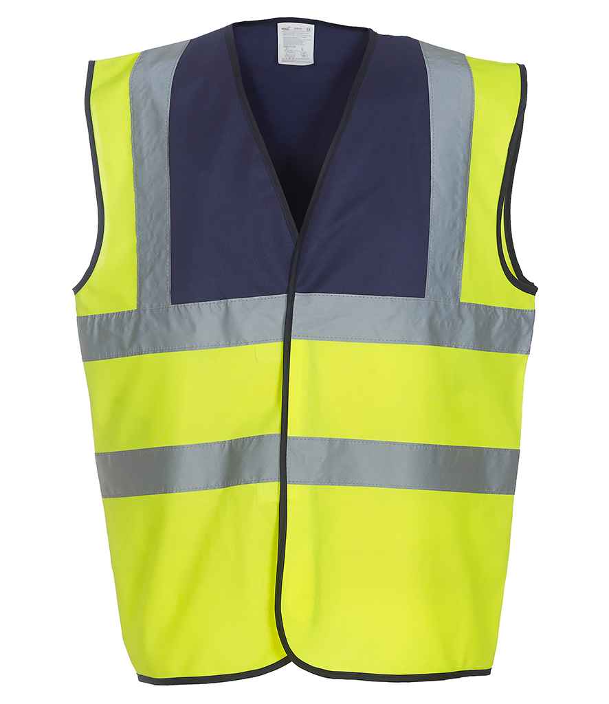Yoko Hi-Vis Two Band and Braces Waistcoat YK102