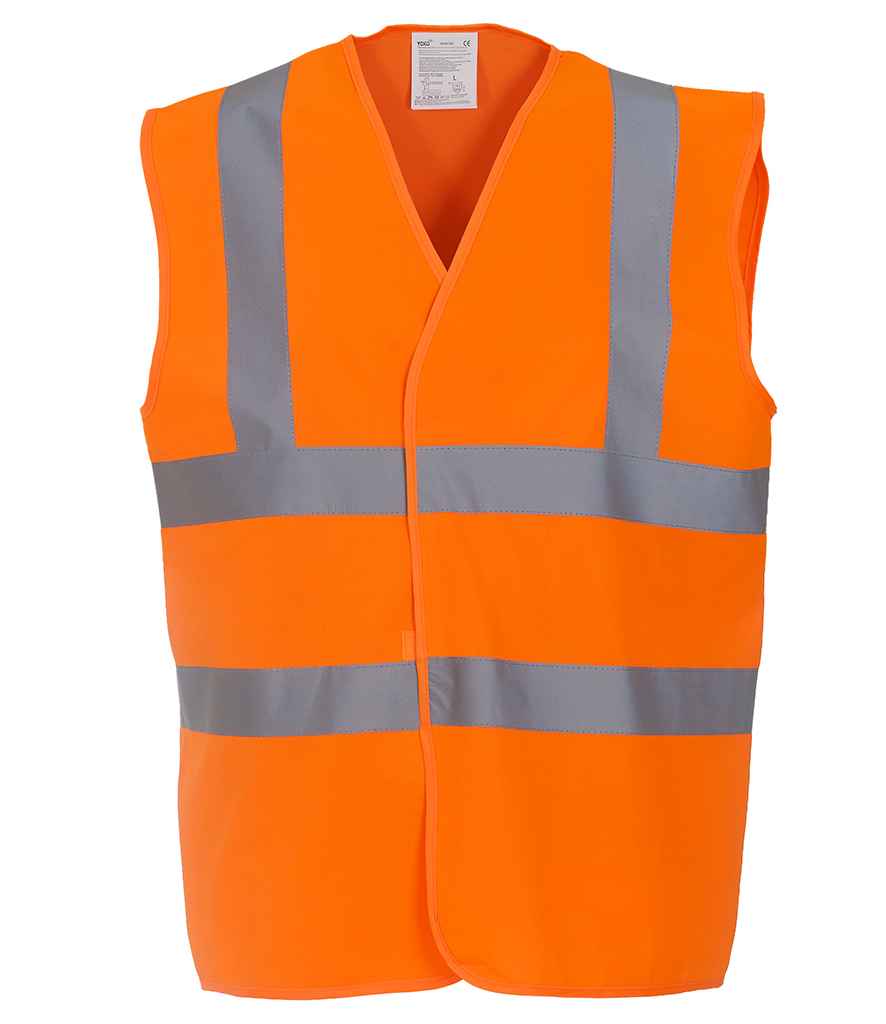 Yoko Hi-Vis Two Band and Braces Waistcoat YK102