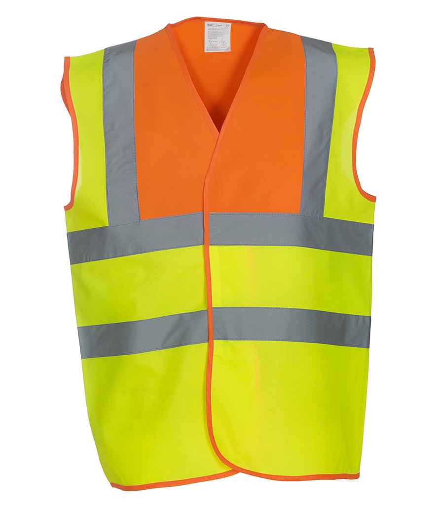 Yoko Hi-Vis Two Band and Braces Waistcoat YK102