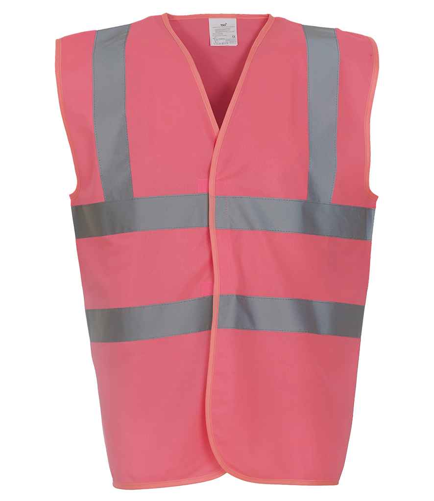 Yoko Hi-Vis Two Band and Braces Waistcoat YK102