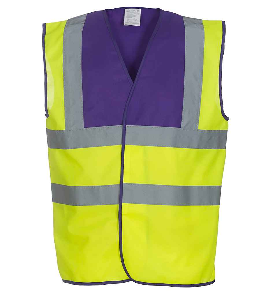 Yoko Hi-Vis Two Band and Braces Waistcoat YK102